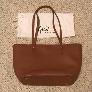 Gigi New York mini taylor leather tote